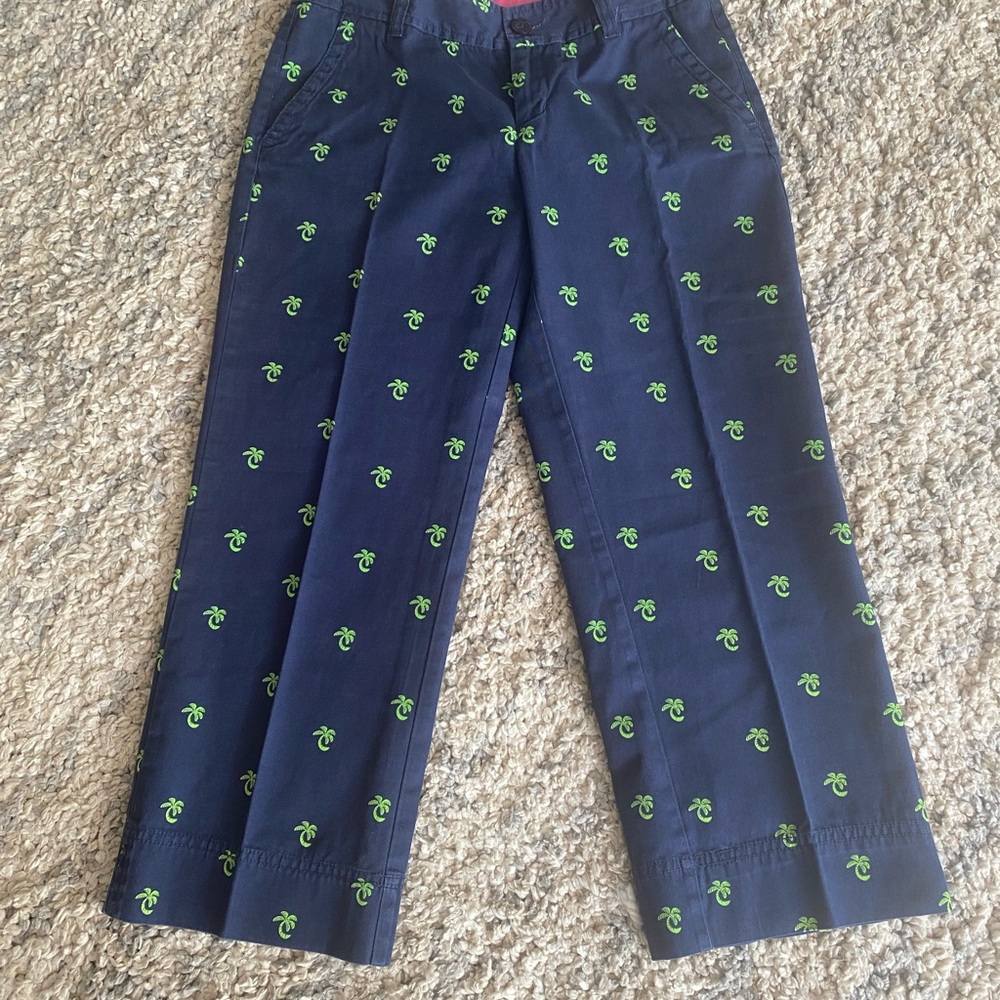 NWOT Lilly Pulitzer Palm Tree Capris